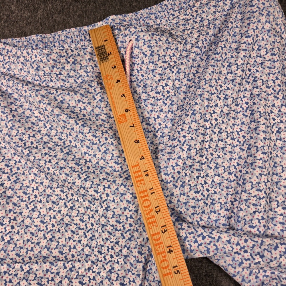 Johnnie-O Every Daisy Swim Trunks Mens 2XL Malibu Blue Floral Board Shorts NEW - Picture 8 of 15
